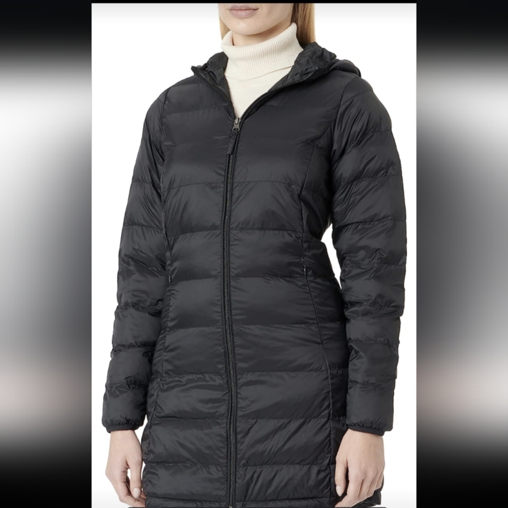 Amazon Essentials long puffer coat size S